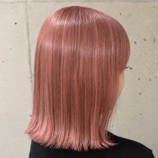 カラー ハイトーン/ボブ/ 外国人風🦖mahoのヘアスタイル