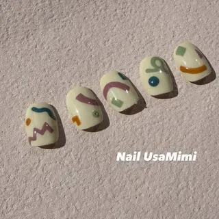 ショート 本町Nail Usa Mimi  SAKIのネイルデザイン