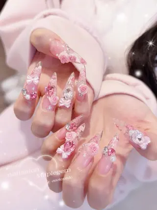 ネイル Sora nail 長さ出し専門店のネイルデザイン