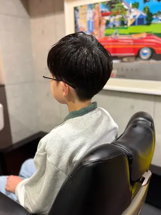 ミディアム 🔥無料メンズカット /パーマ🔥奥山のヘアスタイル