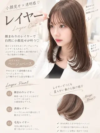 ミディアム カラー 扱いやすい顔周り 塚田凌太のヘアスタイル