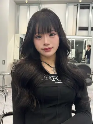 ロング Rita/髪質改善/ ブリーチなしWカラーのヘアスタイル