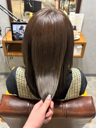ミディアム 韓国ヘア｜透明感｜ mihoのヘアスタイル
