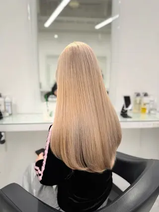 セミロング カラー ❄最強かわいいカラー ❄️MINA❄️のヘアスタイル
