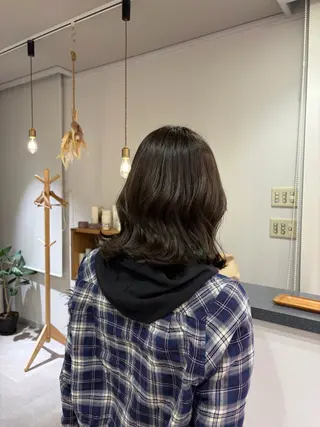 ミディアム yu riのヘアスタイル