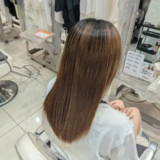 セミロング パーマ 髪質改善 カミムラのヘアスタイル