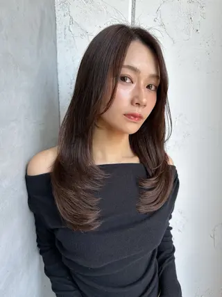 ロング カラー CHERIM ❤️🔥新家光葉のヘアスタイル