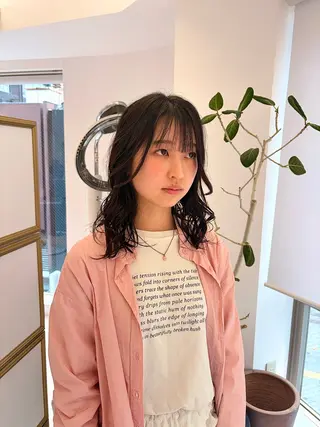 ミディアム パーマ 🍓似合わせカット× パーマ/矢木🍓のヘアスタイル