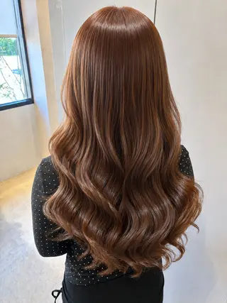 ロング 小澤 璃奈のヘアスタイル