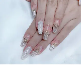 ネイル M🌷nail 長さだし専門店のネイルデザイン