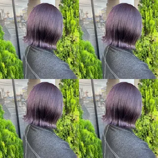 ミディアム 河口 友里のヘアスタイル