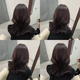 ミディアム カラー 江坂トレンド韓国風 髪質改善shinoのヘアスタイル