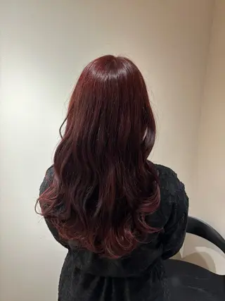 ロング カラー 木下 祐希のヘアスタイル