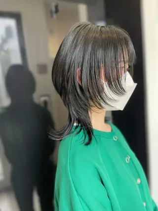 セミロング カラー YUI/ ブリーチカラー🌷のヘアスタイル