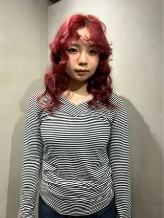 カラー 🪺透明感カラー/ 暖色/カエデ🪺のヘアスタイル