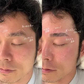 メンズ アイブロウ 吉祥寺kasumi 🌛eye/browのマツエク・マツパデザイン