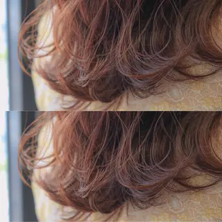 セミロング 透明感カラー🇰🇷 レイヤー✨桑原　研太のヘアスタイル