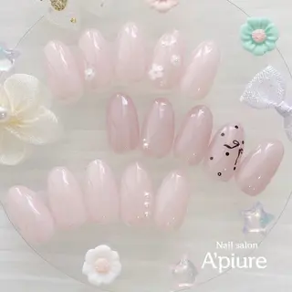 ネイル アピュレ モデル募集のネイルデザイン