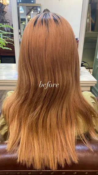 カラー やました もえかのヘアスタイル