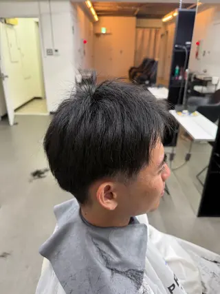 ショート 無料メンズカット モデル渋谷／はるとのヘアスタイル