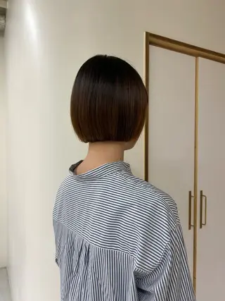ミディアム 田中 樹奈のヘアスタイル