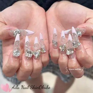 セミロング Aila Nail ShinOkuboのネイルデザイン