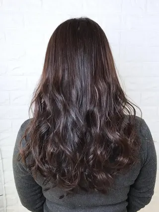 ロング カラー 髪質改善縮毛矯正 美容師✂️山崎竜二のヘアスタイル
