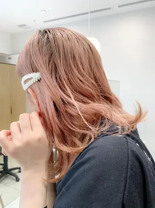 ミディアム カラー レイヤー専門家 ダブルカラー修のヘアスタイル