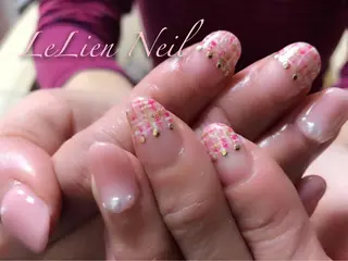 ネイル モチの良さ◉ フィルインネイル♡のネイルデザイン