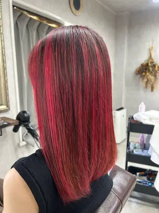 ロング カラー Lien 深井店のヘアスタイル