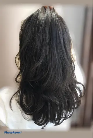 セミロング カラー 透明感カラー ボブ/ 直感カラー診断のヘアスタイル
