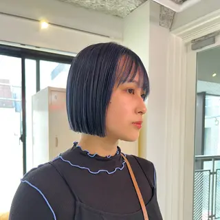 ショート カラー 朝が楽になるパーマ /ミリヤのヘアスタイル
