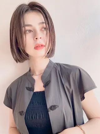 カラー 艶ハイトーン🌈 ユウトのヘアスタイル