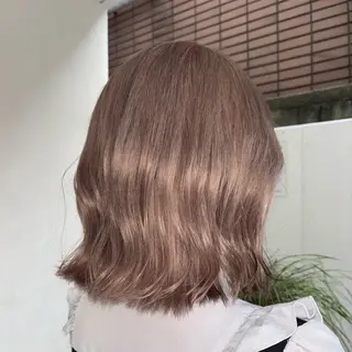 ミディアム カラー 透明感ダブルカラー ×レイヤー🌝ﾘｵのヘアスタイル