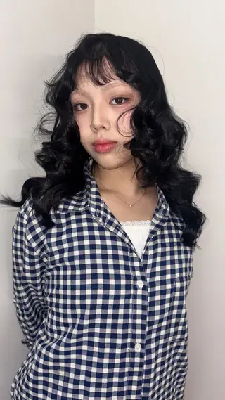 ロング miteゆい カラーモデルのヘアスタイル