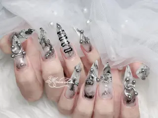 ネイル K.bi_nail ネイル長さ出し専門店のネイルデザイン