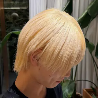 ショート カラー メンズ 吉田 新平のヘアスタイル