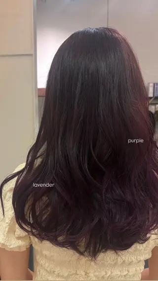 ロング カラー ooitヨシダ ミナミのヘアスタイル
