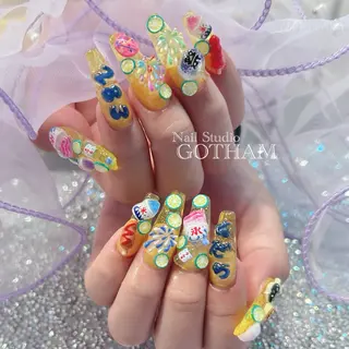 ネイル 高円寺駅からすぐ🌈 ネイルGOTHAMのネイルデザイン