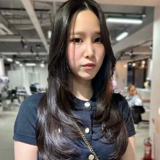 ロング 韓国レイヤー🇰🇷 艶髪💎renのヘアスタイル