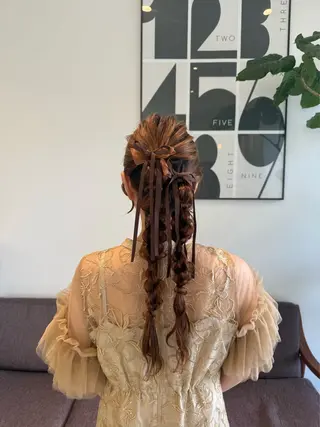 ヘアアレンジ rio ୨୧のヘアスタイル