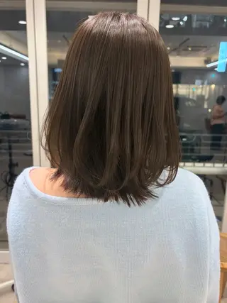 ミディアム カラー 越後 遥/ 透明感カラー🪞🤍のヘアスタイル