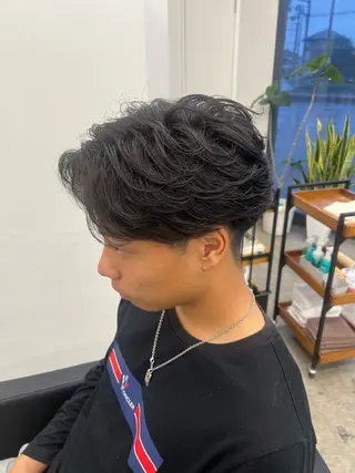 ショート パーマ メンズ メンズ特化美容師 井上大輔のヘアスタイル