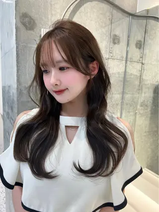 セミロング 🤎透明感カラー/ suguru🤍のヘアスタイル