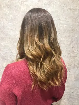 セミロング カラー Blanco Color&Careのヘアスタイル