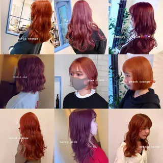 ショート カラー 韓国✖️網紅🖤 パーマYURIYAのヘアスタイル