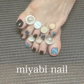 ネイル miyabi nail 桂川駅近くのネイルデザイン