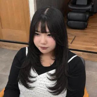 ロング カラー いちか🤍 COQU千葉のヘアスタイル