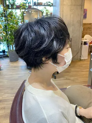 ショート パーマ 増山 大起のヘアスタイル