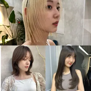 ミディアム マンツーマン施術 山口つよしのヘアスタイル